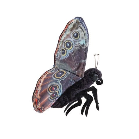 Butterfly, Blue Morpho Finger Puppet Folkmanis Puppets Folkmanis Puppets Lil Tulips