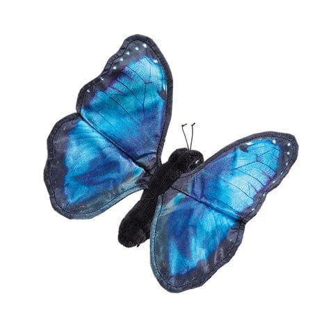 Butterfly, Blue Morpho Finger Puppet Folkmanis Puppets Folkmanis Puppets Lil Tulips