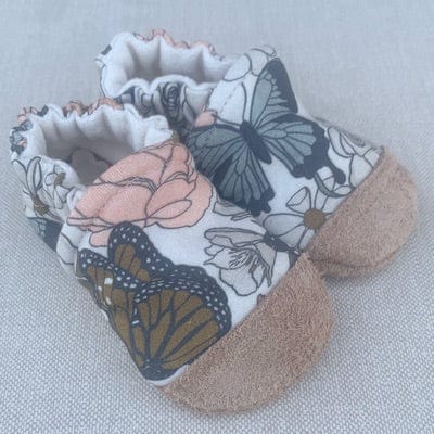 Butterfly Garden Organic Slippers Snow + Arrow Lil Tulips