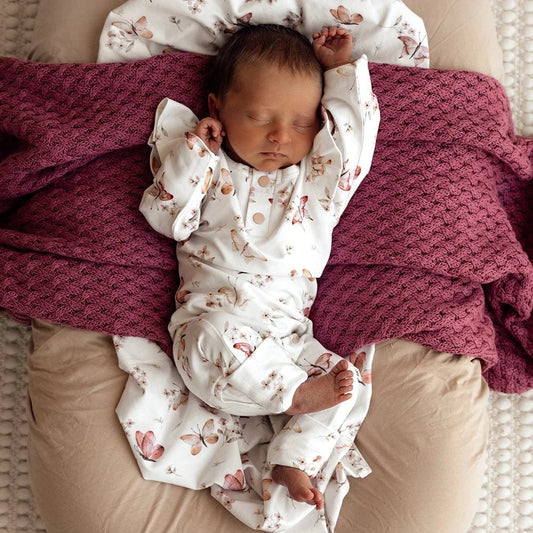 Butterfly Organic Growsuit Snuggle Hunny Lil Tulips