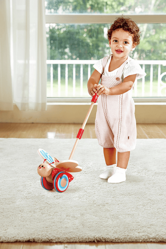 Butterfly Push Along Hape Lil Tulips