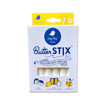 Butterstix® Dustless Cream Chalk Jaq Jaq Bird Lil Tulips