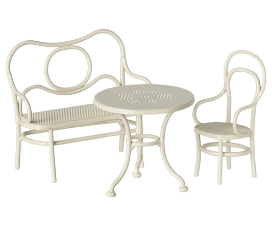 Café set, Mouse, Small - Off white Maileg Lil Tulips