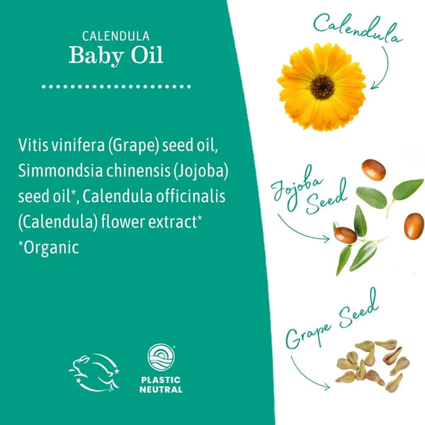Calendula Baby Oil Earth Mama Organics Lil Tulips
