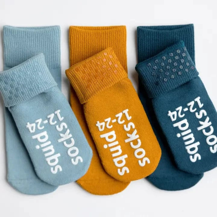 Camden - Non-Slip Baby Socks Squid Socks Lil Tulips