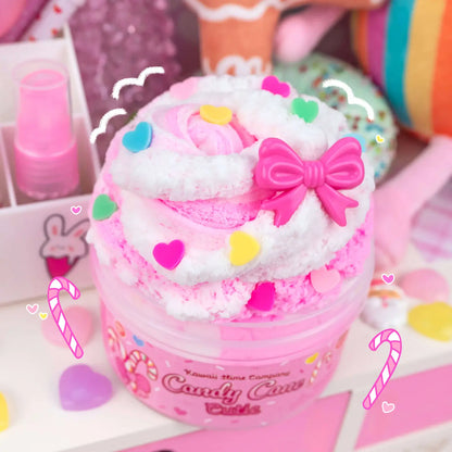 Candy Cane Cutie Butter Slime Kawaii Slime Company Lil Tulips