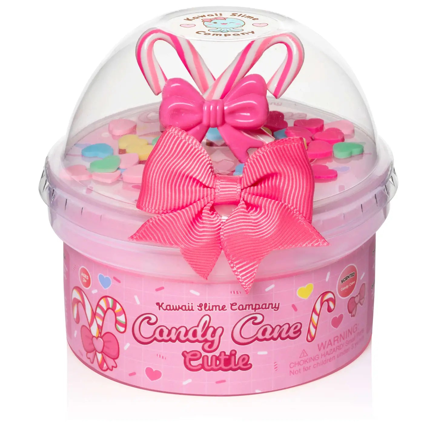 Candy Cane Cutie Butter Slime Kawaii Slime Company Lil Tulips