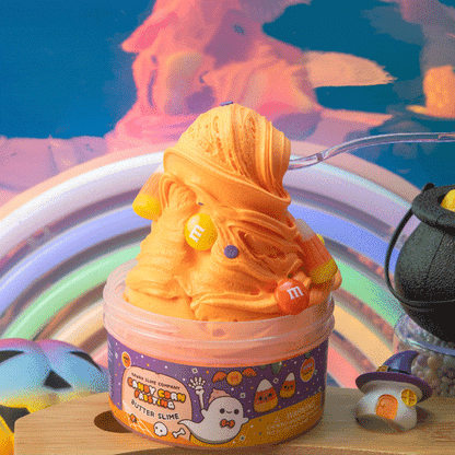 Candy Corn Frosting Butter Slime Kawaii Slime Company Lil Tulips