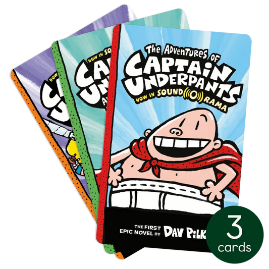 Captain Underpants Pack AudioBook Cards Yoto Lil Tulips