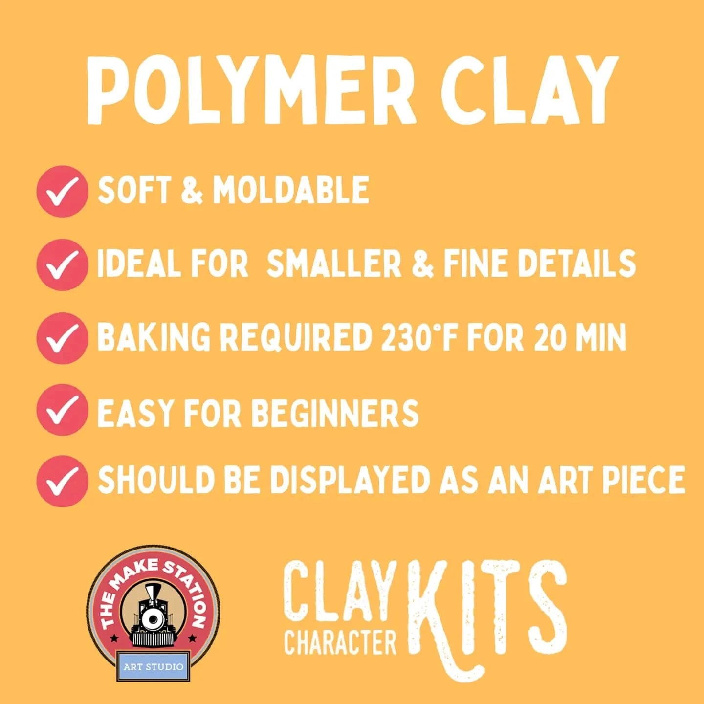 Capybara Diy Polymer Clay Kit The Make Station Lil Tulips