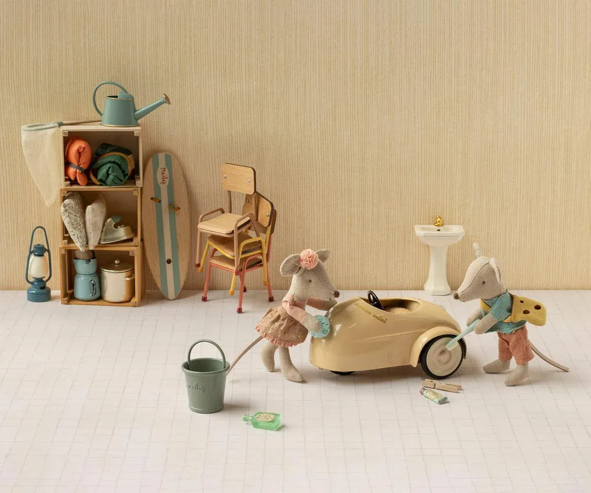 Car, Mouse - Wheat Maileg Lil Tulips