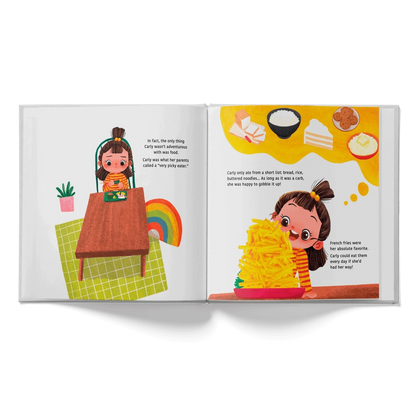 Carly Tries New Foods - A Foodie Book For Picky Eaters Lychee Press Lil Tulips