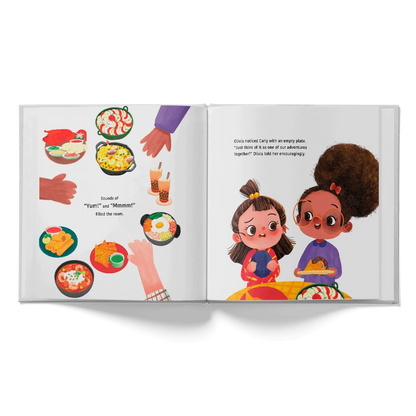 Carly Tries New Foods - A Foodie Book For Picky Eaters Lychee Press Lil Tulips