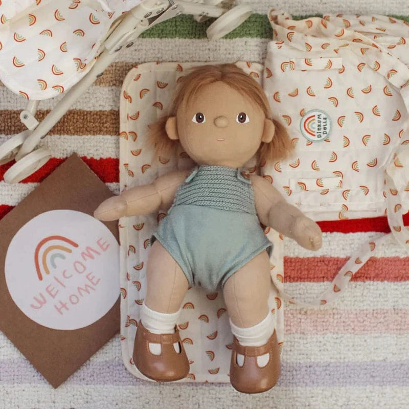 Carrie Convertible Changing Set - Rainbow Olli Ella Lil Tulips