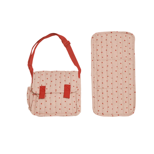 Carrie Convertible Changing Set - Strawberry Olli Ella Lil Tulips