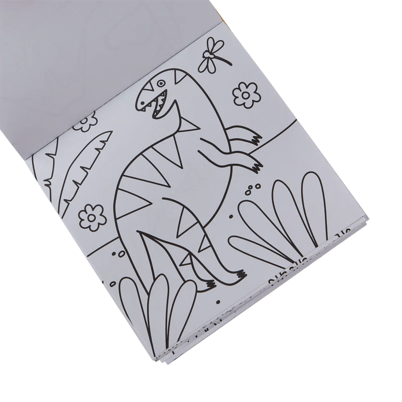 Carry Along Coloring Book Set - Dinoland OOLY Lil Tulips