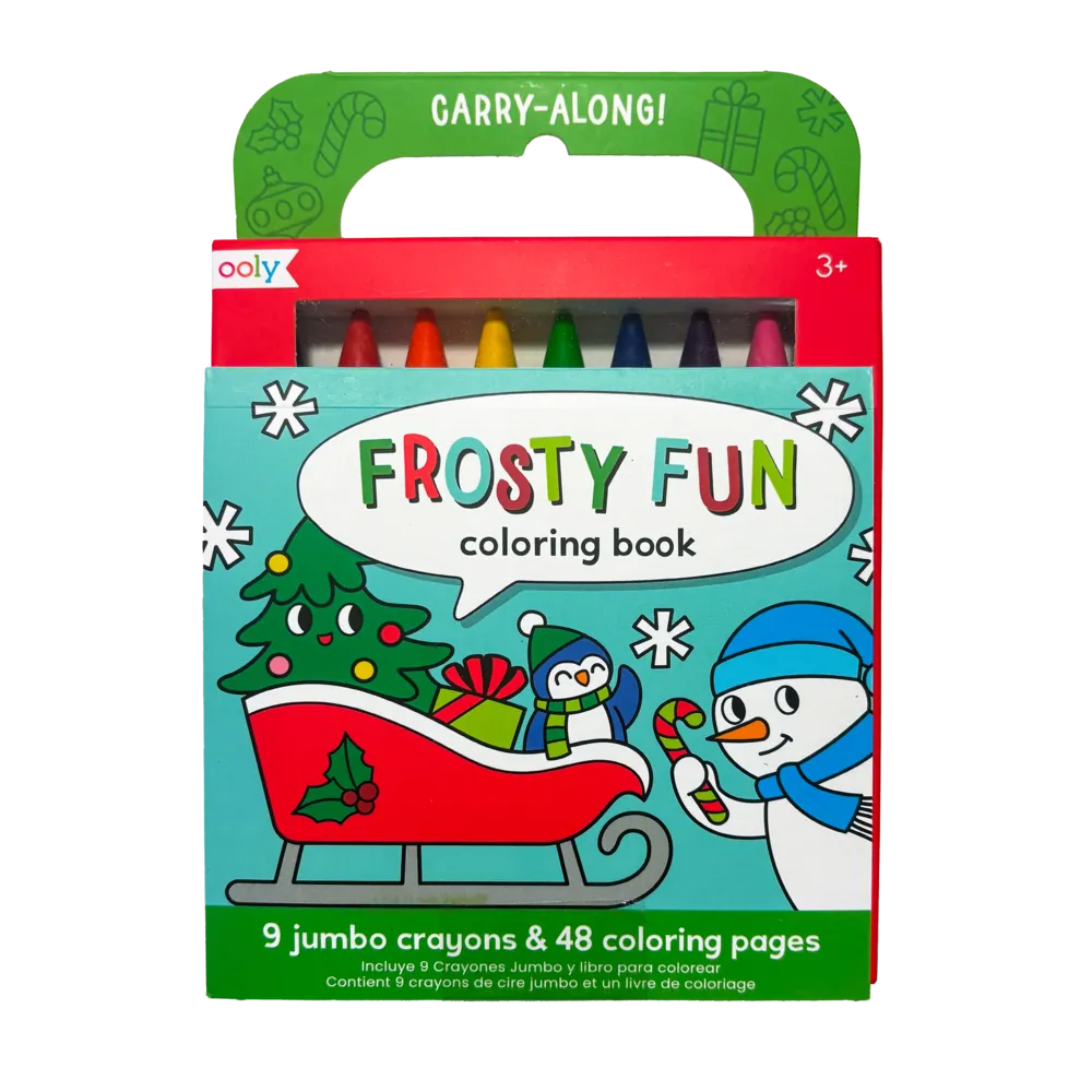 Carry-Along Coloring Book Set - Frosty Fun OOLY Lil Tulips