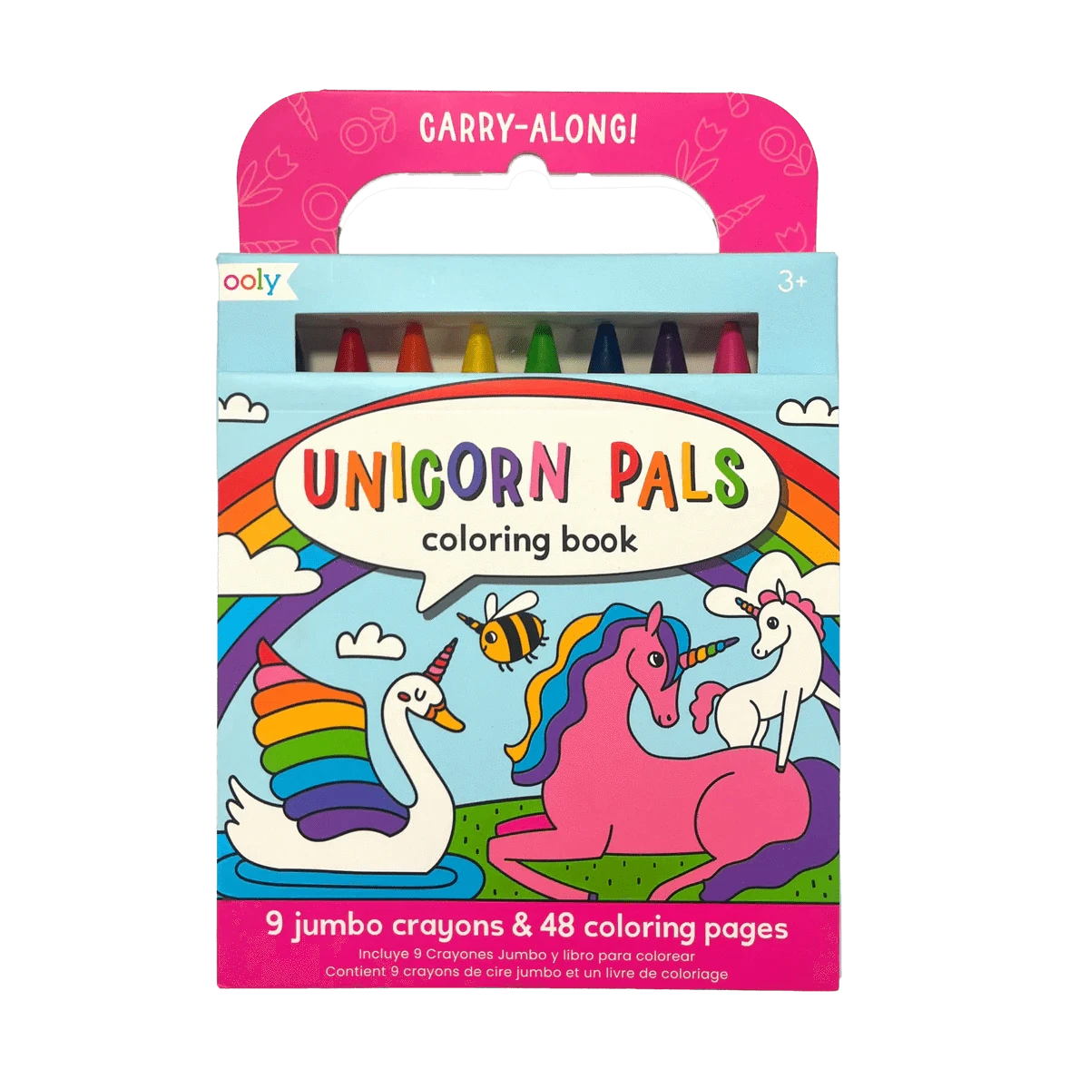 Carry Along Coloring Book Set - Unicorn Pals OOLY Lil Tulips