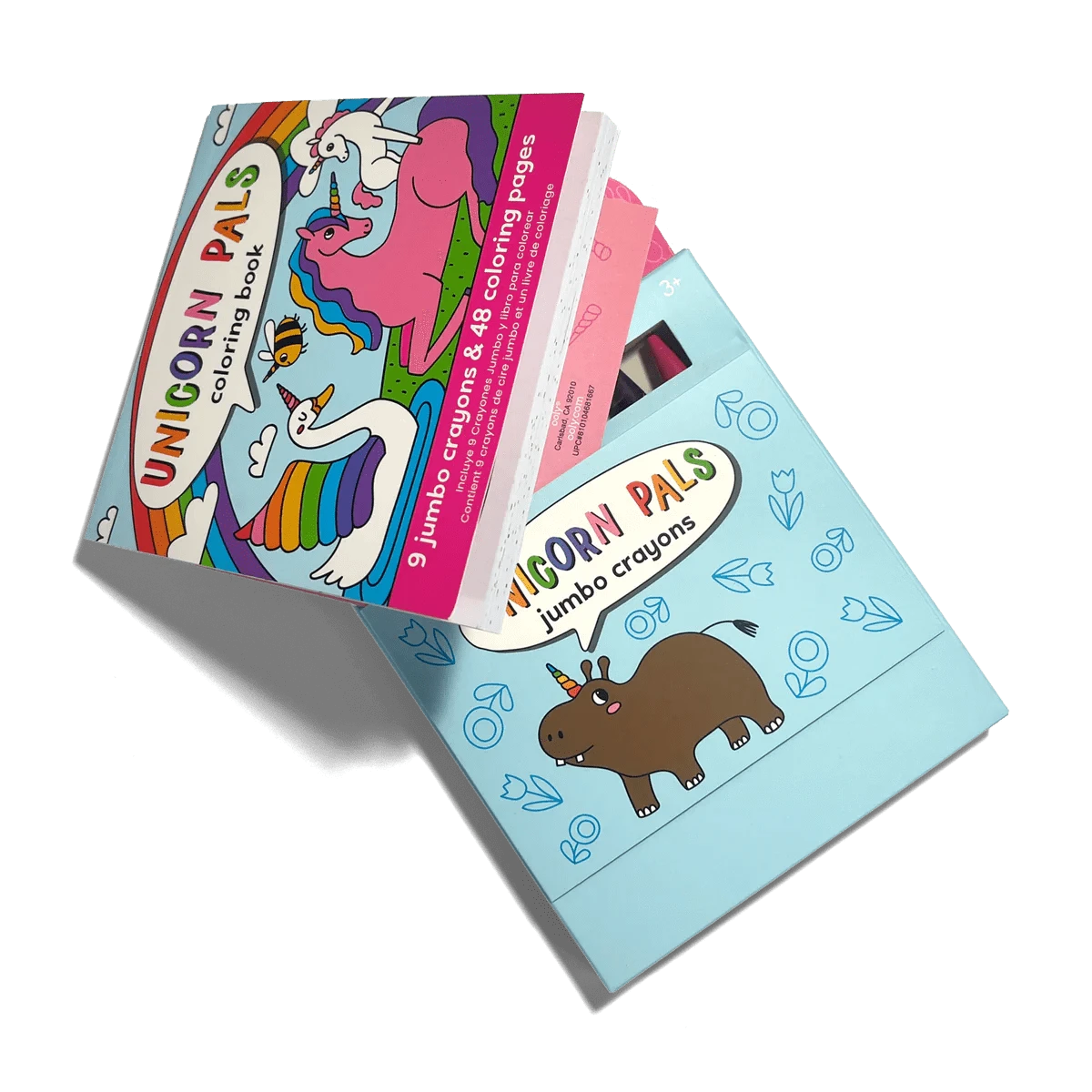 Carry Along Coloring Book Set - Unicorn Pals OOLY Lil Tulips