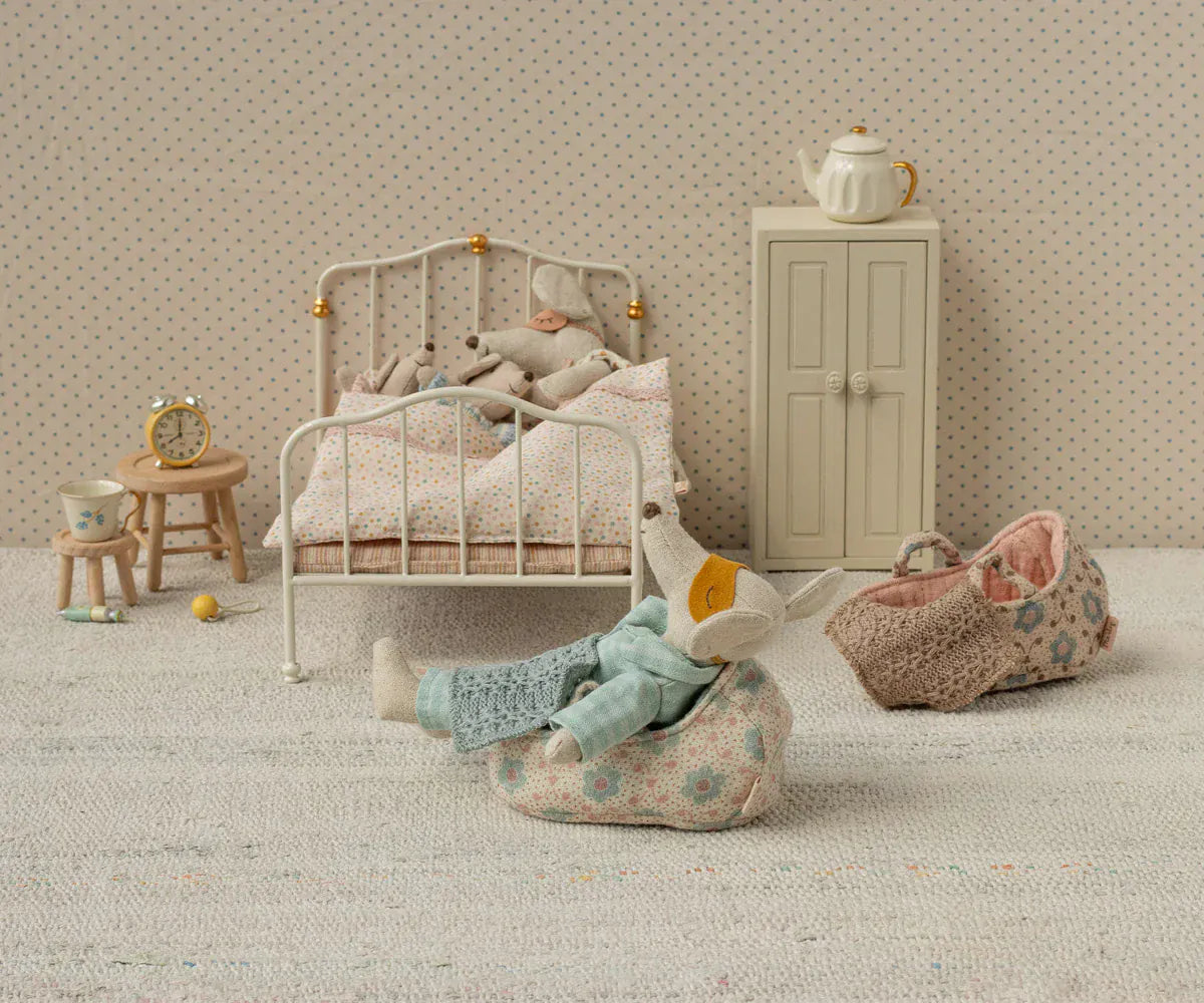 Carry cot, Baby mouse - Rose Maileg Lil Tulips