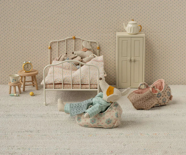 Carry cot, Baby mouse - Rose Maileg Lil Tulips