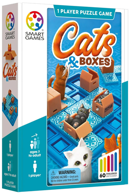Cats and Boxes Travel Game SMART Toys and Games Lil Tulips