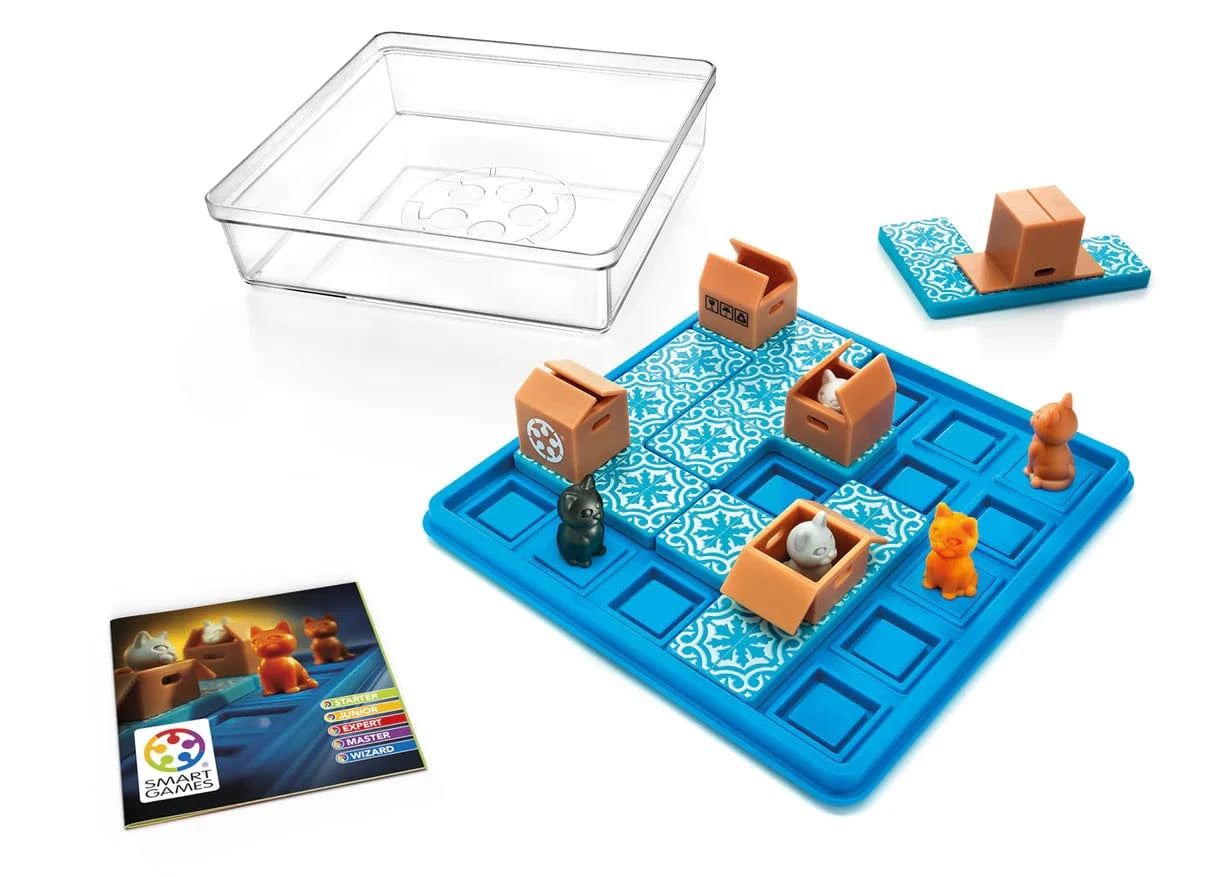 Cats and Boxes Travel Game SMART Toys and Games Lil Tulips