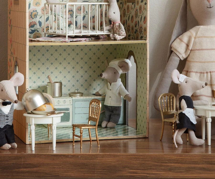 Chair, Mouse - Gold Maileg Lil Tulips