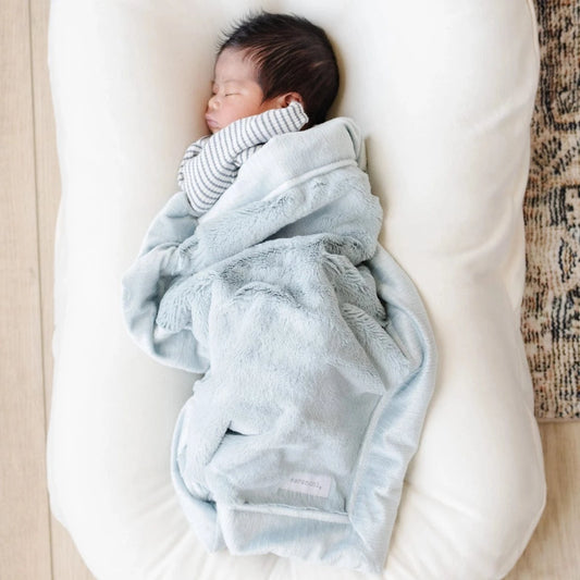 Chambray Lush Blanket Saranoni Lil Tulips