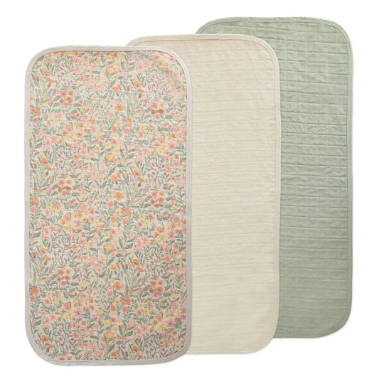 Changing Pad Liner 3-Pack Pastel Bloom Mushie Lil Tulips