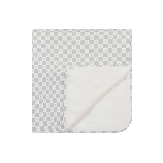 Checkered Lightning Bolt Youth Blanket Brave Little Ones Blankets Lil Tulips