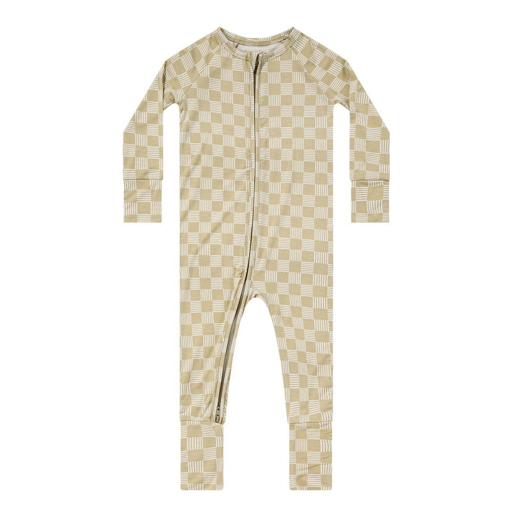 Checkered Lines Zip Romper Brave Little Ones Lil Tulips