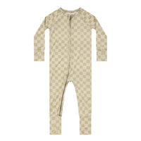 Checkered Lines Zip Romper Brave Little Ones Lil Tulips