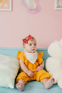 Cheery Bandana Bibs Copper Pearl Lil Tulips