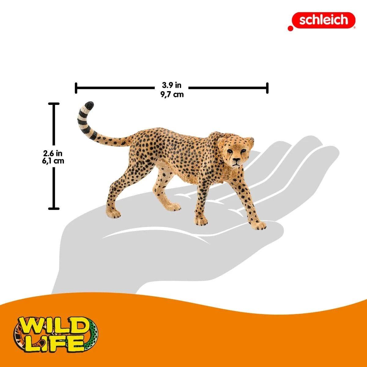 Cheetah Female Safari Animal Toy Schleich Lil Tulips