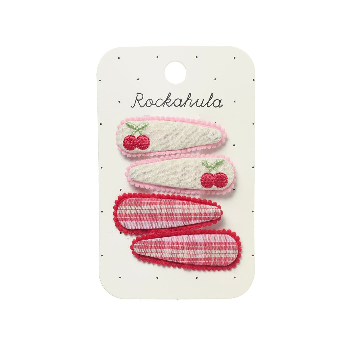 Cherry Dreams Fabric Clip Set Rockahula Kids Lil Tulips