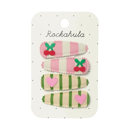 Cherry Kiss Fabric Clip Set Rockahula Kids Lil Tulips
