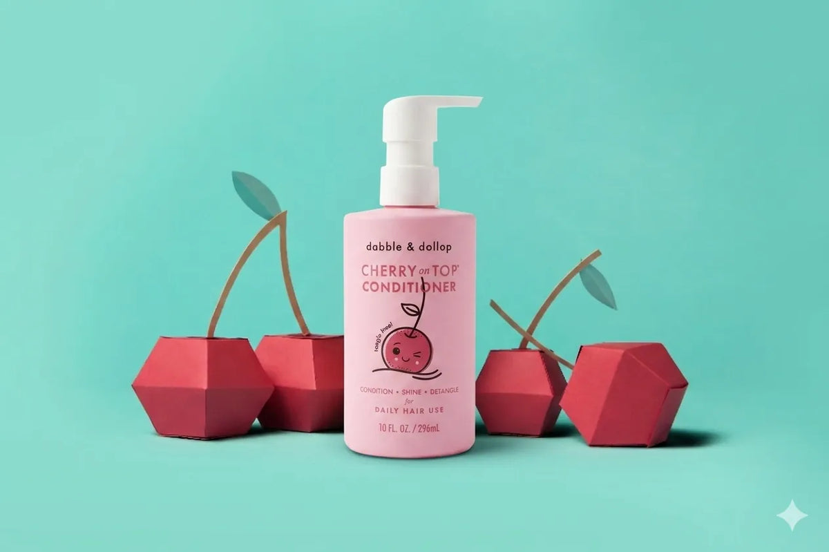 Cherry on Top Hair Conditioner Dabble & Dollop Lil Tulips