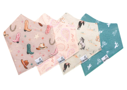 Cheyenne Bandana Bibs Copper Pearl Lil Tulips
