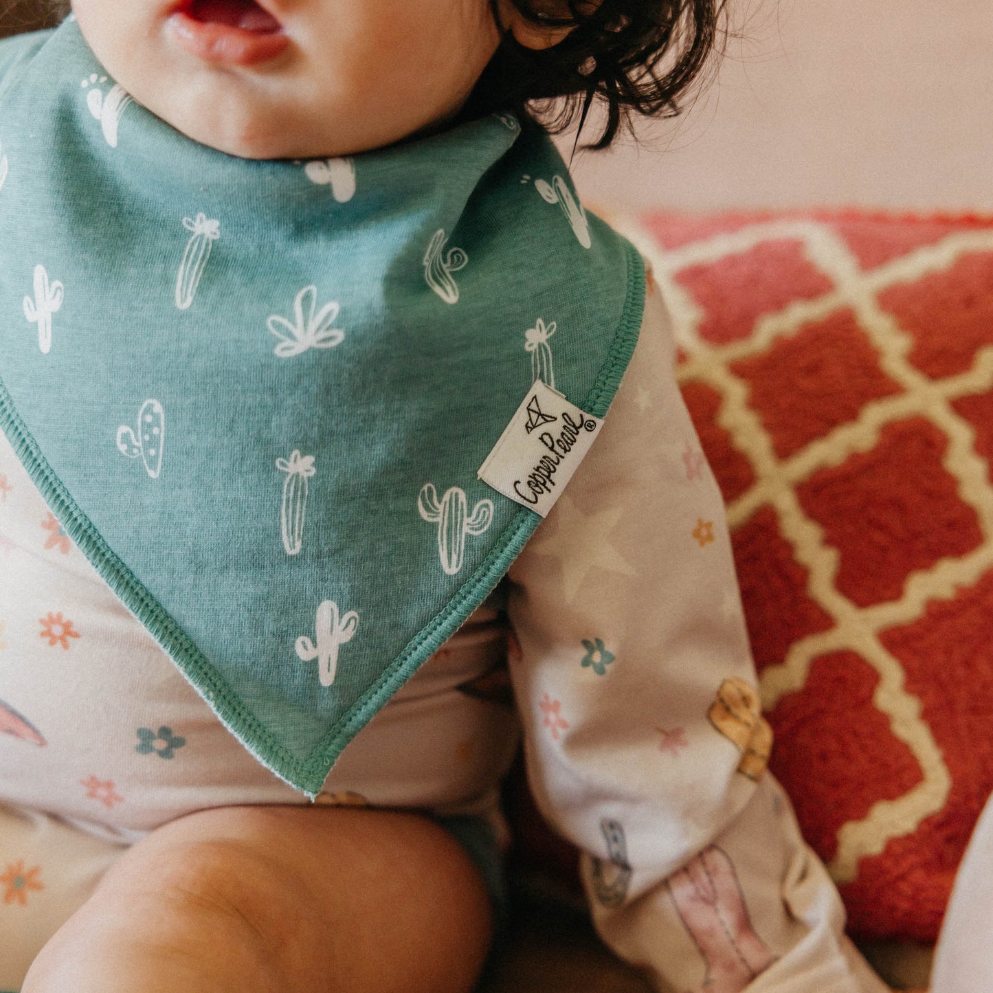 Cheyenne Bandana Bibs Copper Pearl Lil Tulips