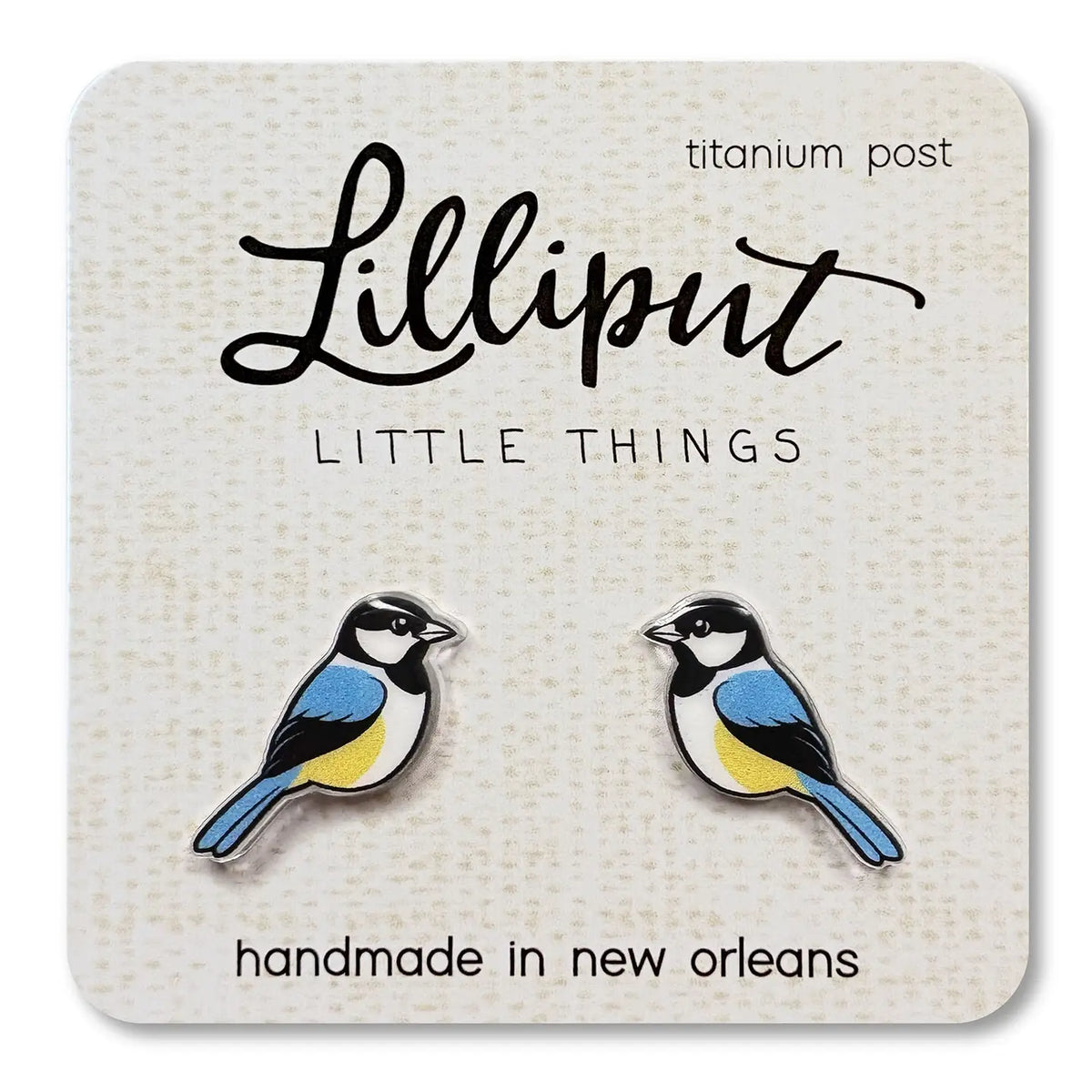 Chickadee Earrings Lilliput Little Things Lil Tulips