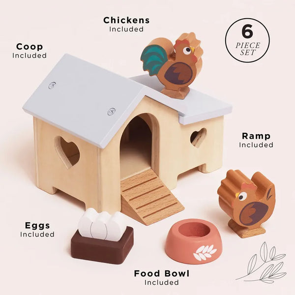 Chicken Coop Playset Le Toy Van Lil Tulips