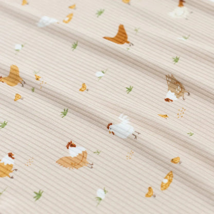 Chickens Small Ribbed Youth Blanket Brave Little Ones Blankets Lil Tulips