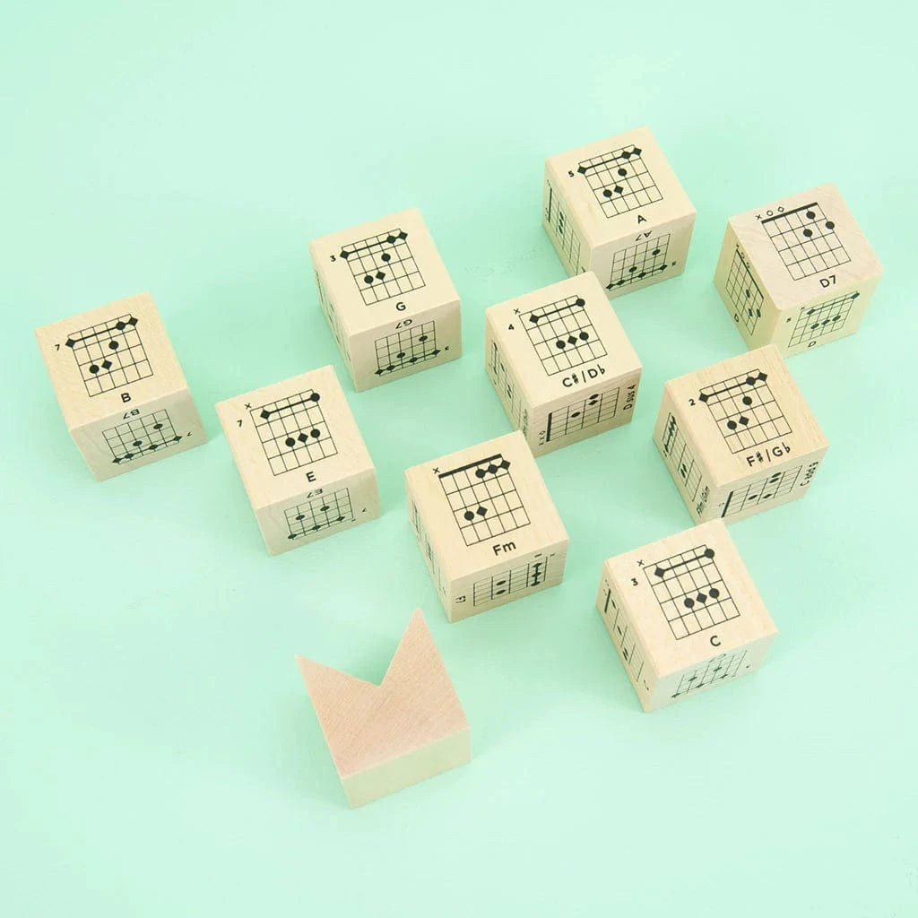 Chord Cubes Guitar Blocks Uncle Goose Lil Tulips
