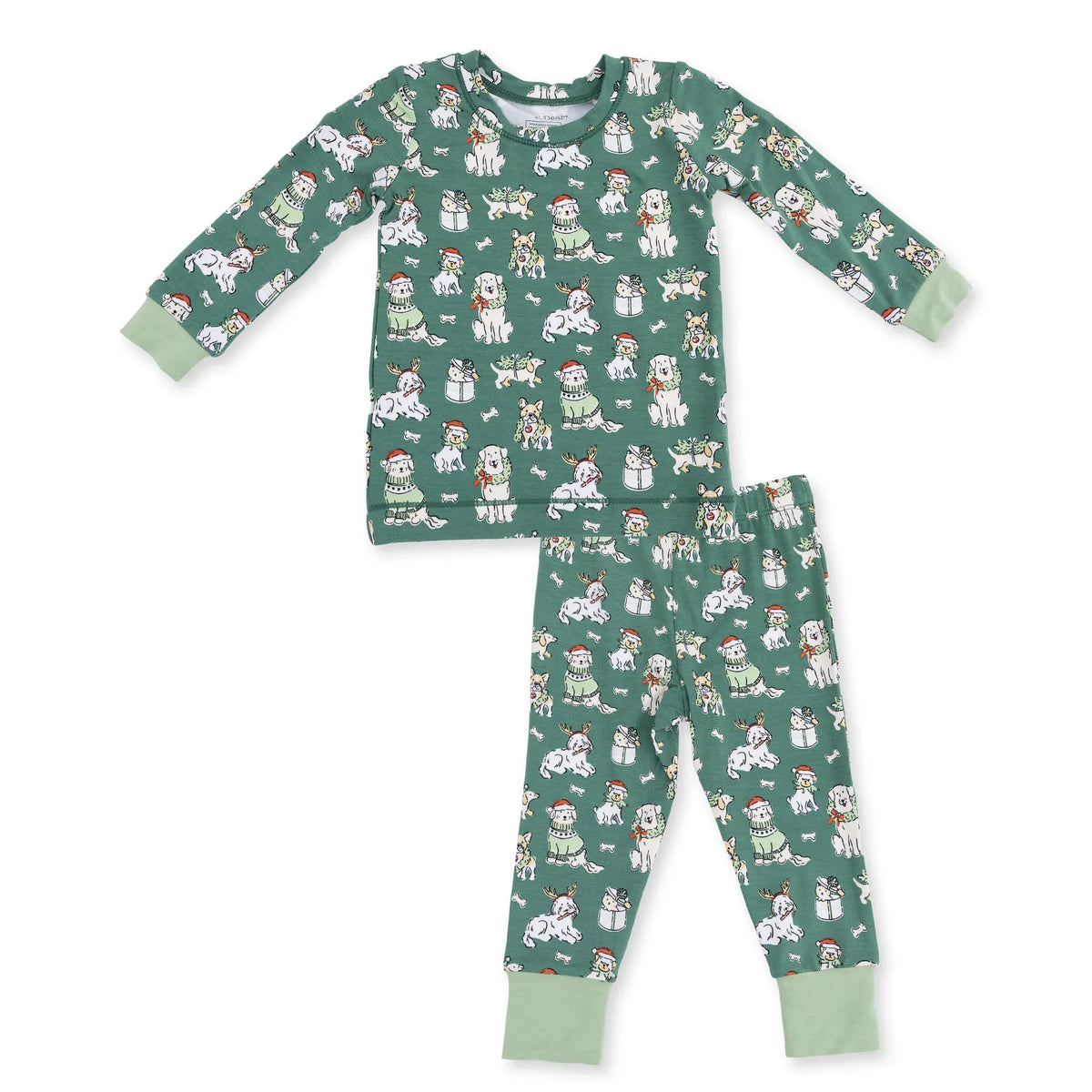 Christmas Dogs Uni - Long Sleeve Loungewear Set Angel Dear Lil Tulips