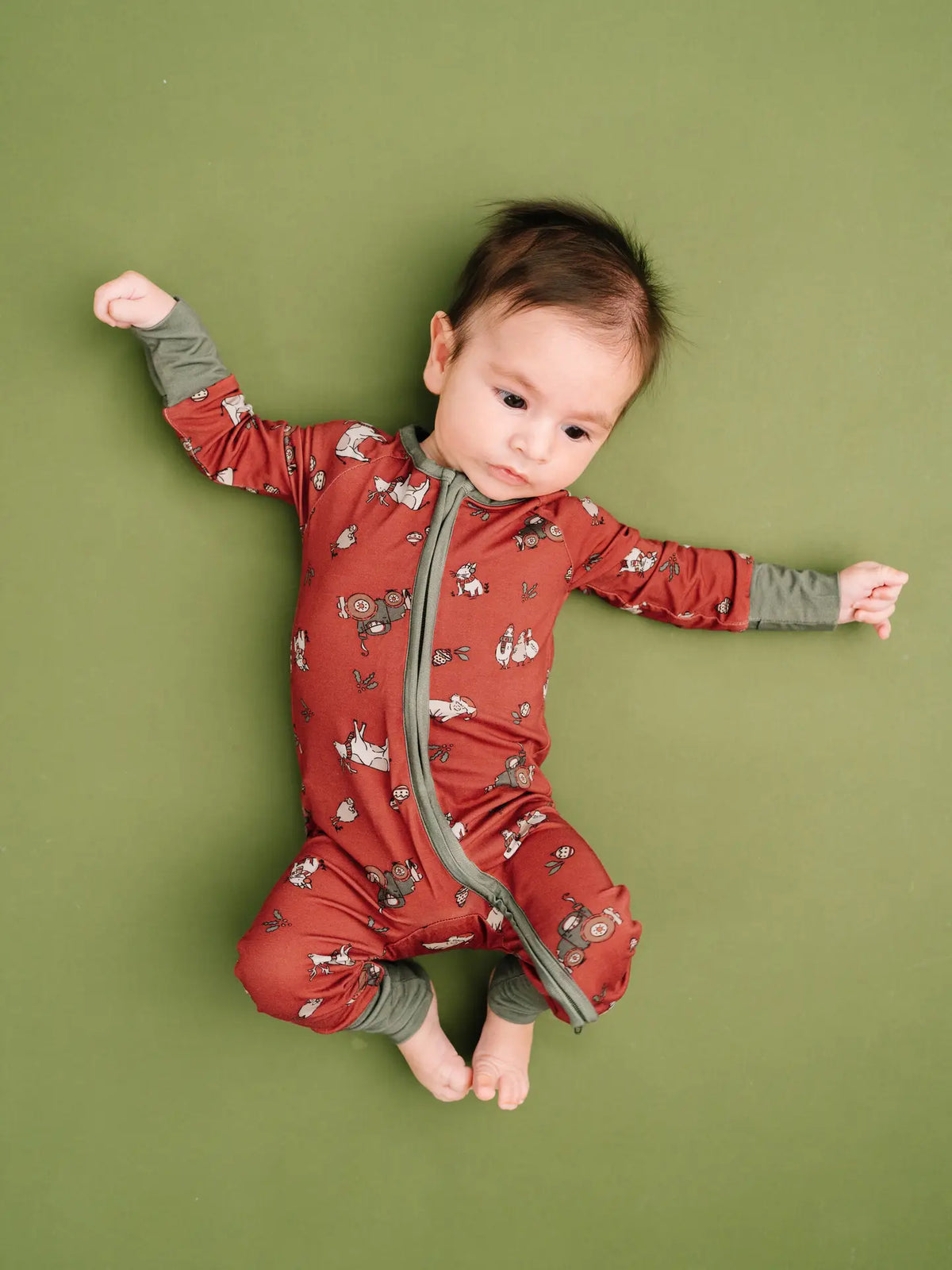 Christmas Farm Bamboo Sleeper Little One Shop Lil Tulips