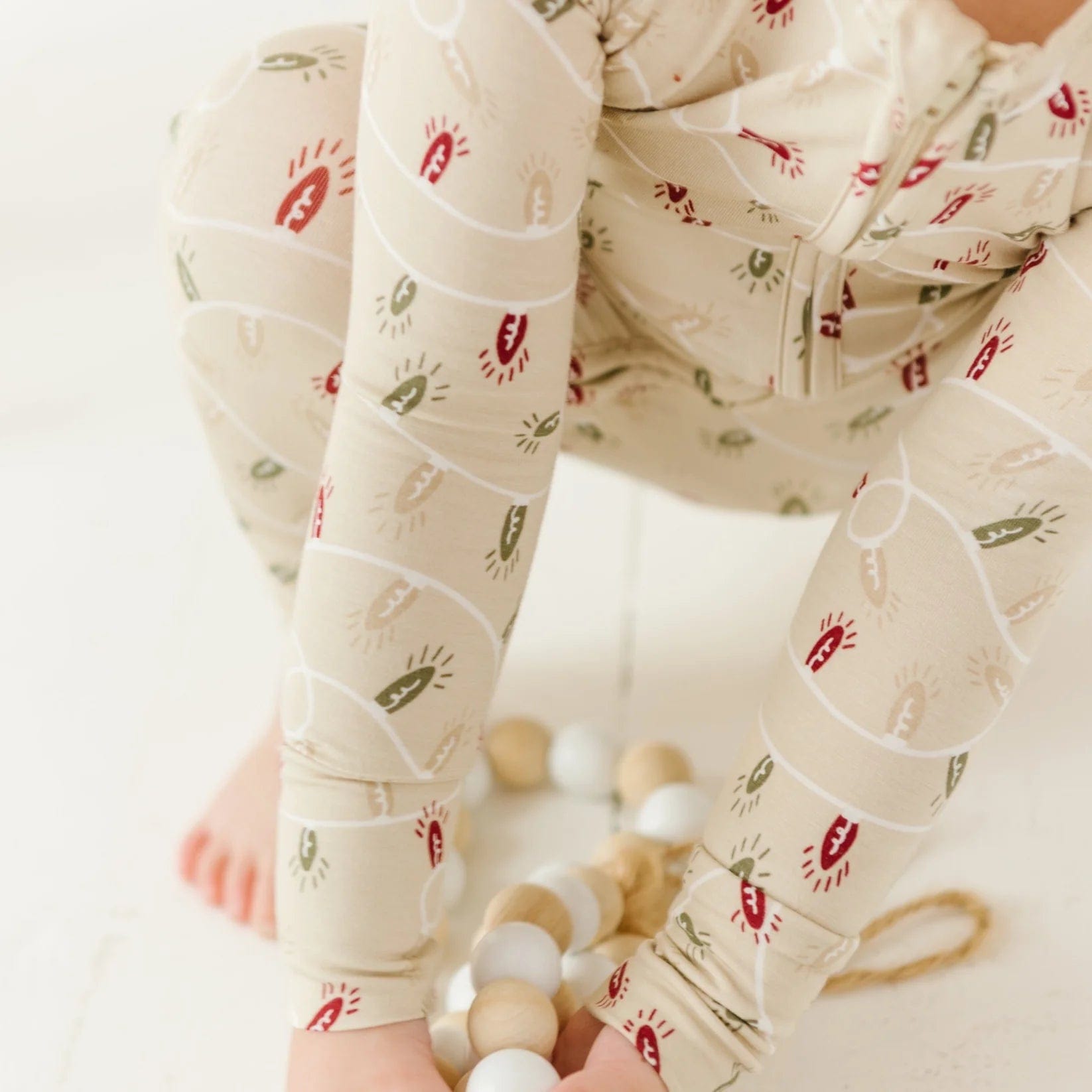 Christmas Lights Zip Romper Brave Little Ones Lil Tulips