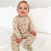 Christmas Lights Zip Romper Brave Little Ones Lil Tulips