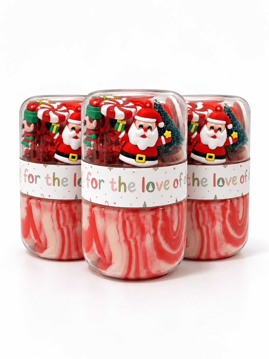 Christmas Sensory Dough Double Jar For the Love of Dough Co. Lil Tulips