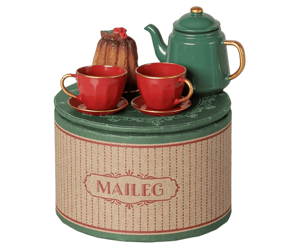 Christmas tea party, Mouse - Red/Green Maileg Lil Tulips
